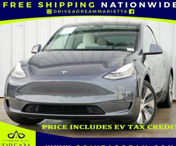 TESLA MODEL Y 2020 5YJYGDEEXLF023253 image